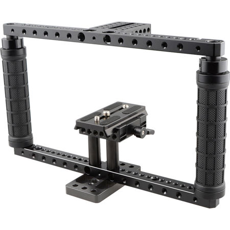 CAMVATE Adjustable Camera Cage with Quick Release Baseplate