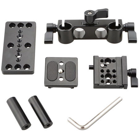 CAMVATE ARCA Style Quick Release Baseplate Pack, Height Adjustable