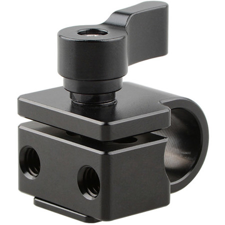 CAMVATE 15mm Rod Clamp with Shoe Mount Adapter