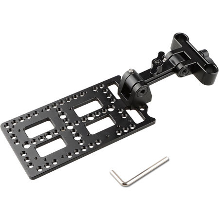 CAMVATE Adjustable Battery Support with Cheese Plate for 15mm Railblock System