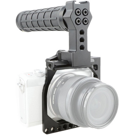 CAMVATE Aluminum Small-Sized Cage w/ NATO Top Handle for Sony and Canon Cameras