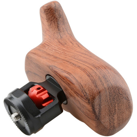 CAMVATE Wooden Handle Grip with ARRI Rosette Mount, Right