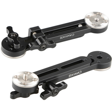 CAMVATE Adjustable Extension Arm with Double Rosette Mounts, 2-Pack