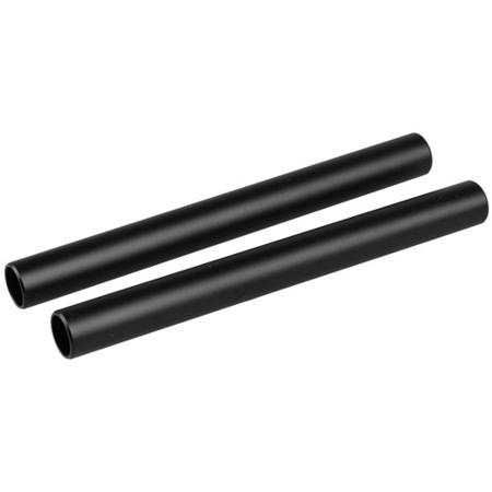 CAMVATE Aluminum Anodized 15mm Rod, M12 Pipe, 5.9" Long, 2-Pack