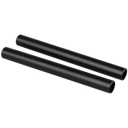 CAMVATE Aluminum Anodized 15mm Rod, M12 Pipe, 5.9" Long, 2-Pack