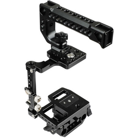 CAMVATE Camera Cage w/ Top Handle & ARCA Standard Baseplate for BMPCC 4K Camera
