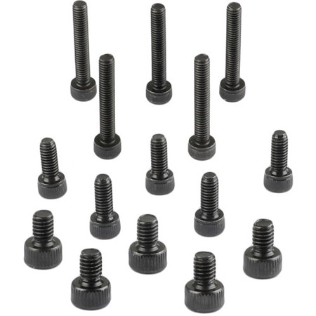 CAMVATE Three Types M4 Male Thread Socket Cap Screw, 15-Pack