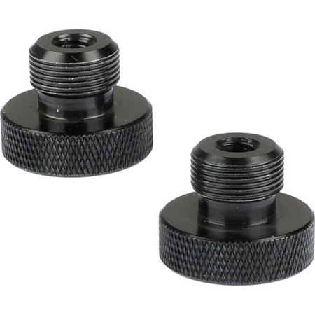CAMVATE 1/4"-20 Female to 5/8"-27 Male Microphone Screw, 2-Pack