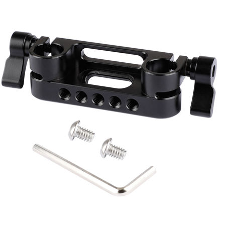 CAMVATE 15mm Dual Rod Clamp Railblock for Shoulder Mount