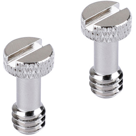 CAMVATE 1/4"-20 Slotted Screw, 17mm Long, 2-Pack