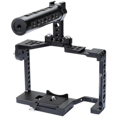 CAMVATE Camera Cage with Quick Release Baseplate and Top Handle