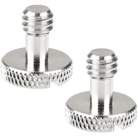 CAMVATE 1/4"-20 Slotted Screw for Select Cameras/Tripod Plates, 2-Pack