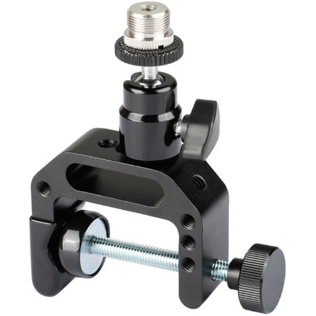 CAMVATE C-Clamp Desktop Holder with 5/8"-27 Ball Head Mount for Microphone