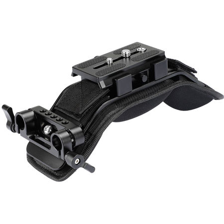CAMVATE Shoulder Mount with 15mm Dual Rod Clamp & Manfrotto Standard QR Plate