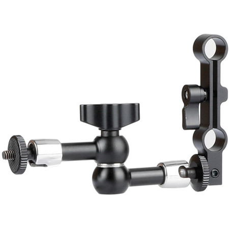 CAMVATE Flexible 7" Articulating Magic Arm with 15mm Dual Rod Clamp