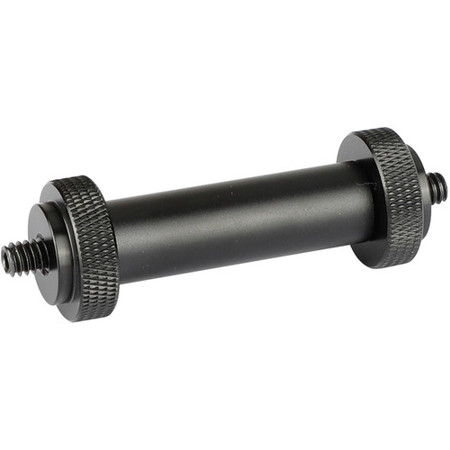 CAMVATE 15mm Micro Rod with Double-Ended 1/4"-20 Male Thread Adapter, 2"