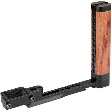 CAMVATE Extension Support Bracket and L-Shaped Wooden Handgrip for DJI OSMO Pocket Camera