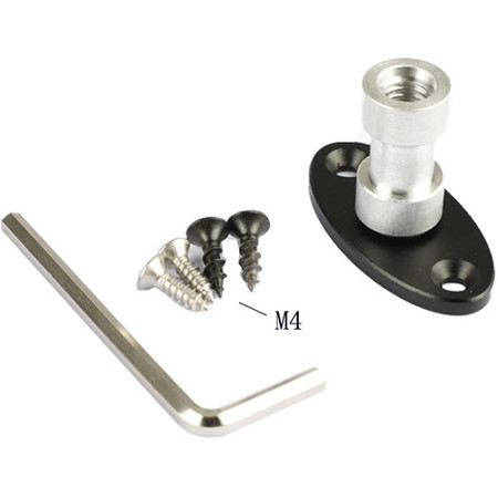 CAMVATE Wall/Table/Ceiling Mount with 3/8"-16 Thread, Oval Base