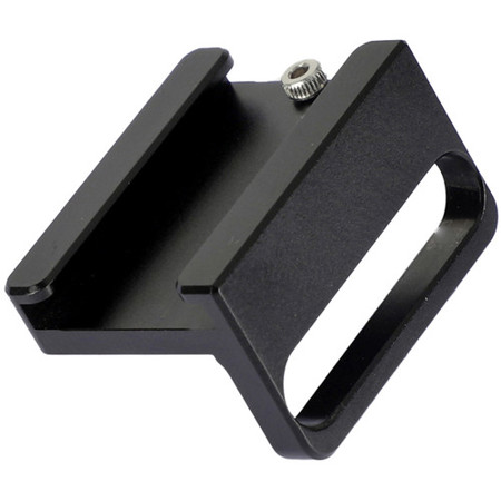 CAMVATE Cold Shoe Mount Adapter Vertical Type with Mounting Slot, Black