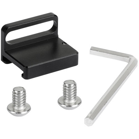 CAMVATE Cold Shoe Mount Adapter Vertical Type with Mounting Slot, Black