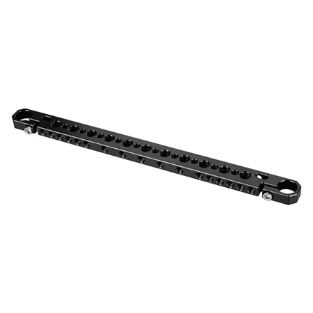 CAMVATE Cheese Bar with 15mm Rod Adapter and 1/4" and 3/8" Screw Hole, Black