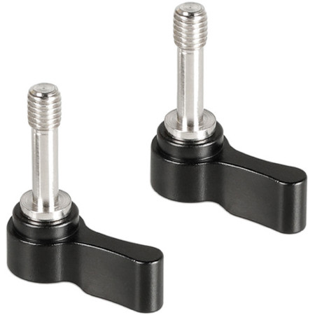 CAMVATE M6x22mm Ratchet Wingnut Assembly Knob, 2 Pieces, Black