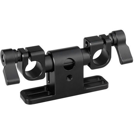 CAMVATE Adjustable 15mm Dual Rod Clamp with 360 Degree Swivel Rod Adapter