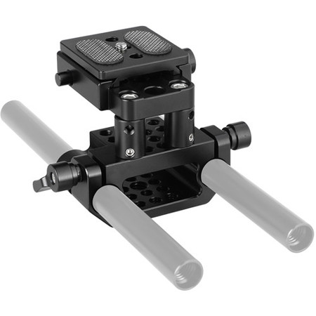 CAMVATE ARCA Swiss Style QR Plate with 15mm LWS Dual Rod Adapter