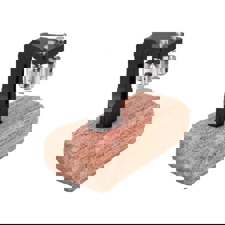 CAMVATE Wood Handle, 1/4"-20 Thumbscrew Connection, Medium-Sized Right Grip