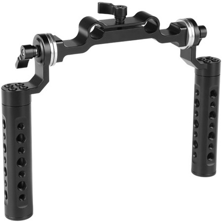 CAMVATE Aluminum Handgrip Kit with 15mm Rosette Railblock