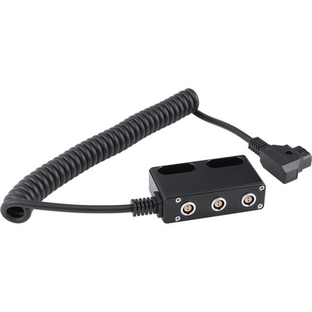 CAMVATE D-Tap to 2 Pin Female Coiled Power Cable