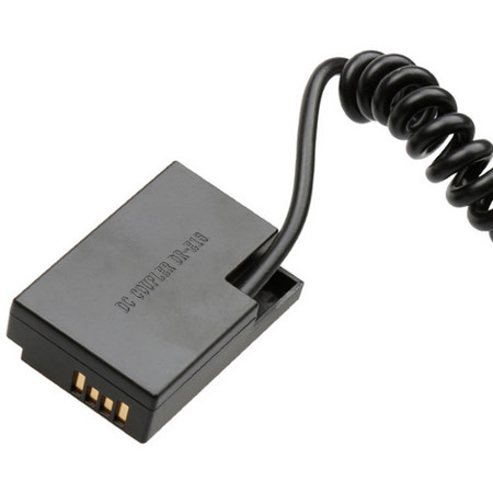 CAMVATE LP-E17 Dummy Battery to 2.1mm DC Cable for Select Canon Camera