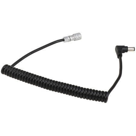 CAMVATE Coiled 2.5mm DC Male Barrel Power Cable for BMPCC 4K Camera