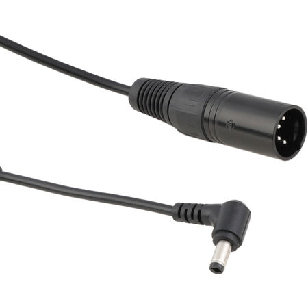 5.5x2.1mm Male To 4-Pin XLR Female DC Power Adapter Cable - 23.6 Inch