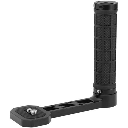 CAMVATE L-Type Side Handgrip, Rubber-Covered