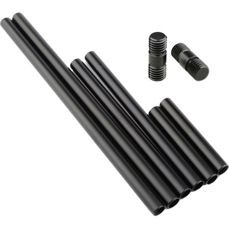 CAMVATE Standard 15mm Aluminum Rod Pipe (3.94", 7.8" & 11.8" Long)