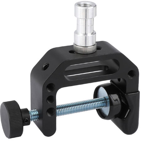 CAMVATE Universal Robust C Clamp with 1/4" & 3/8" Thread Screw Mounting Points