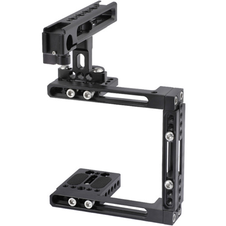 CAMVATE Half Cage with Top Cheese Handle Grip for DSLR Camera