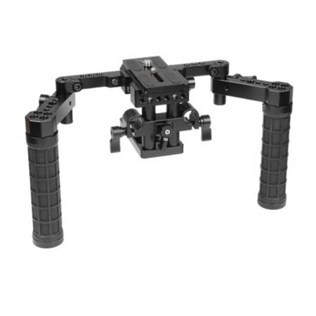 CAMVATE Manfrotto Quick Release Tripod Mount Base Plate with 2x Handgrip