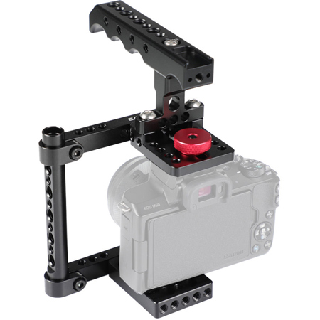 CAMVATE Half Camera Cage Rig with Top Cheese Handle Grip