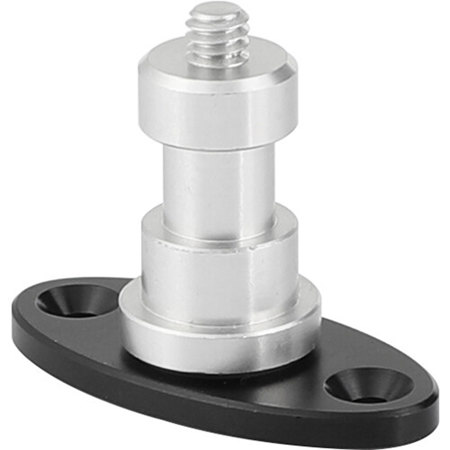 CAMVATE 1/4"-20 Male Thread Screw Connector with Oval Base