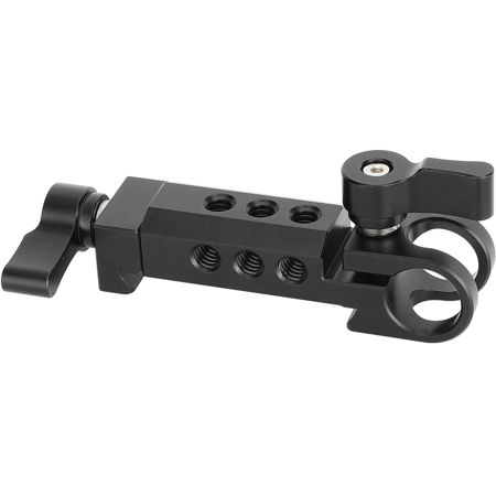 CAMVATE 15mm Rod Holder to Manfrotto-Type Clamp Mount, Black