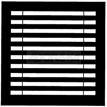 Chimera Horizontal Blinds Window Pattern for the 42x42" Square Compact Panel Frame, Requires Holder 5300