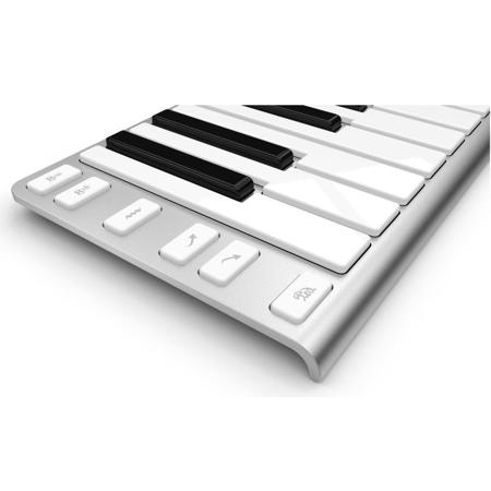 CME Xkey Mobile MIDI Musical Keyboard, 25 Key, Silver XKEY 25 SILVER