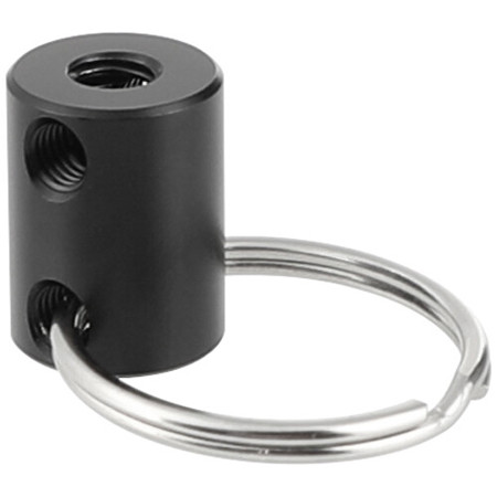 CAMVATE 15mm Rod Handle with Ring Handle & 1/4"-20 Threads and Ring Handle