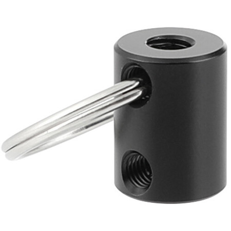 CAMVATE 15mm Rod Handle with Ring Handle & 1/4"-20 Threads and Ring Handle