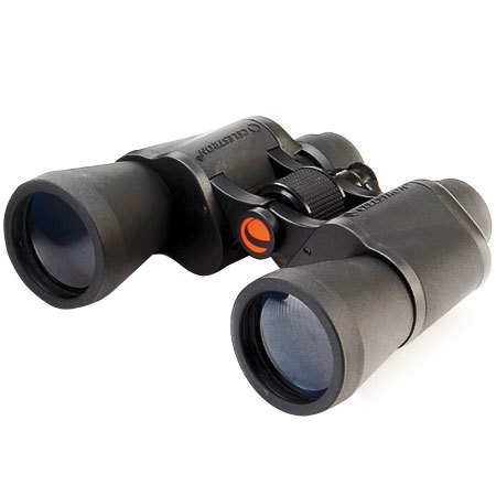 Celestron 12x50 UpClose, Weather Resistant Porro Prism Binocular with 5.2 Degree Angle of View, U.S.A.