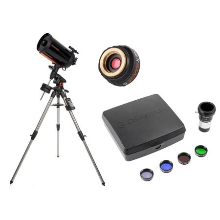 Celestron Advanced VX 9.25" SC Telescope Bundle w/Mars Observing & Imaging Kit