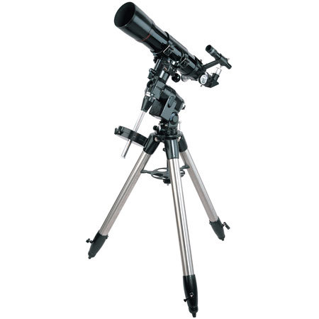 Celestron Advanced Series C100-ED-R 100mm (4") diameter ED Refractor Telescope with Heavy Duty CG-5 German Equatorial Mount