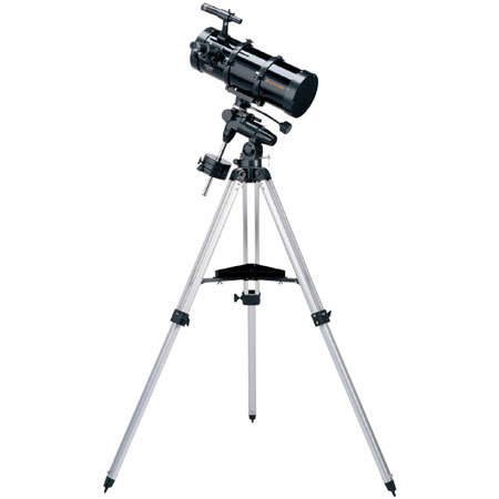 Celestron Advanced Series C6-N 150mm Newtonian Reflector Telescope with the CG-4 German Equatorial Mount, Glossy Black Tube.